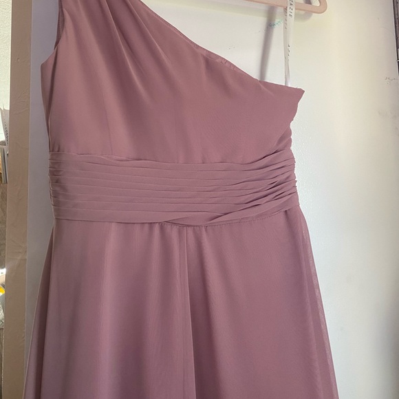 Azazie Vintage Mauve Bridesmaid Dress - Picture 8 of 10
